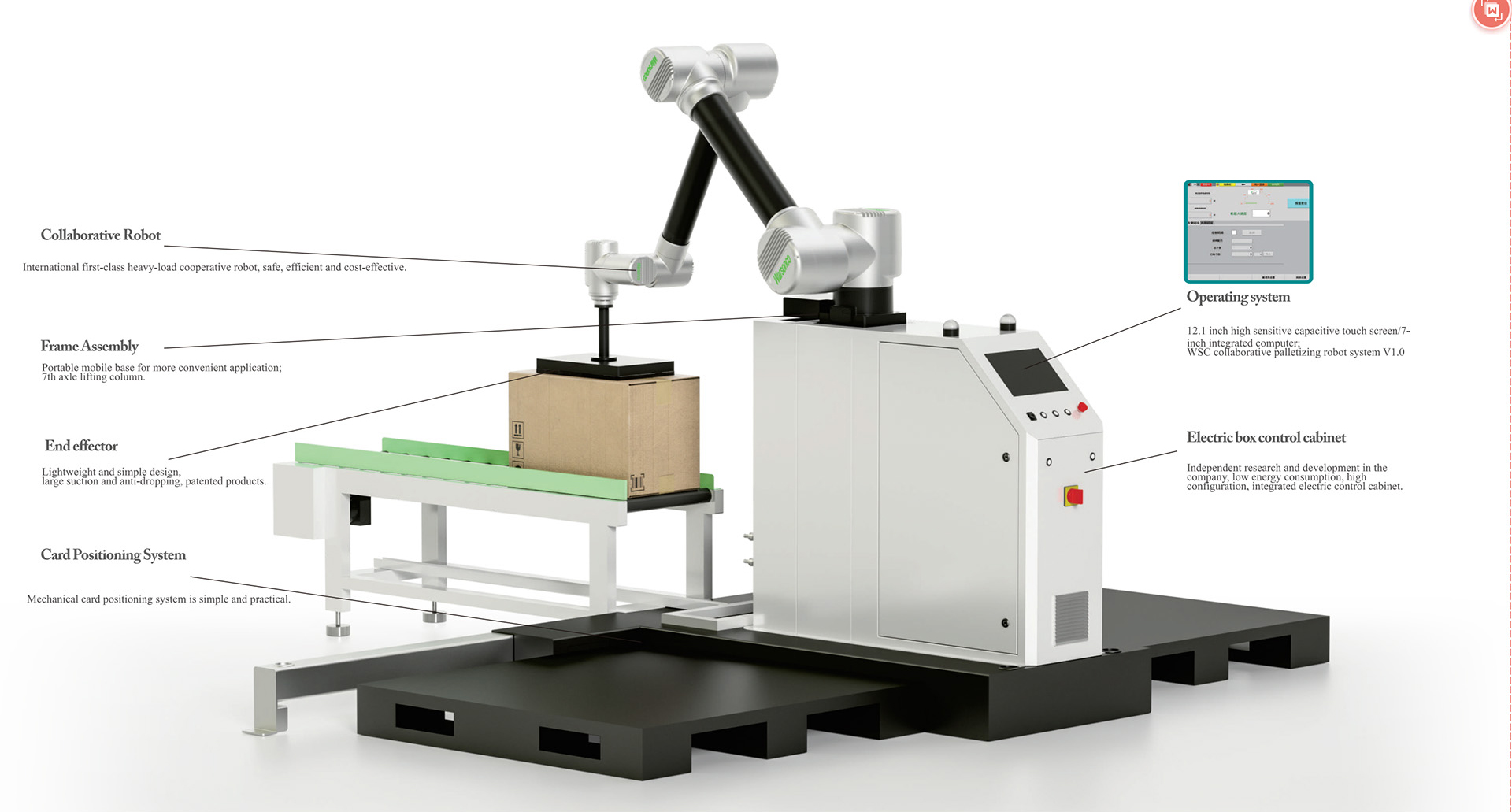 पैलेटाइज़िंग रोबोट