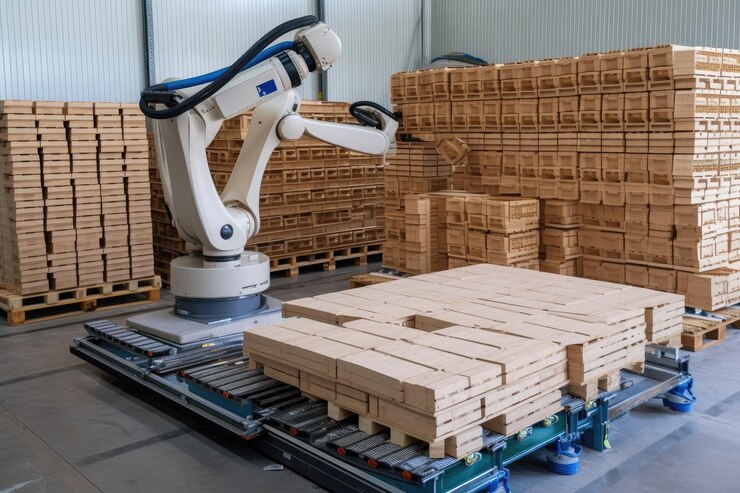 Automatic robotic palletizer

