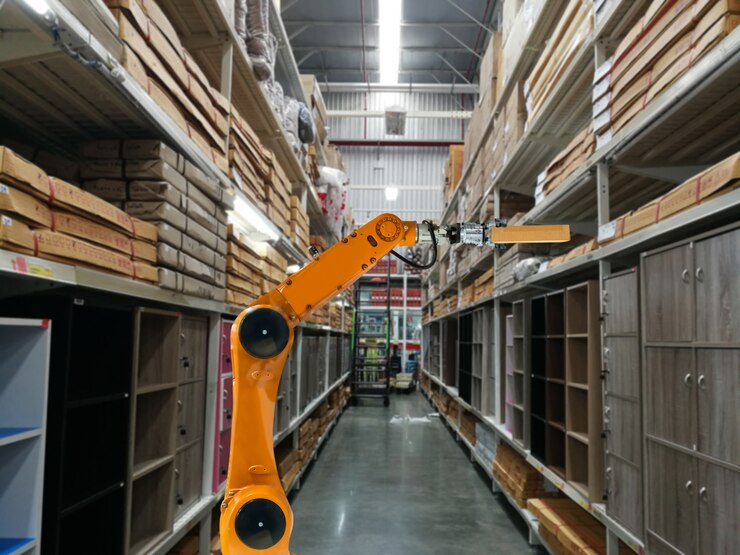 Automatic robotic palletizer