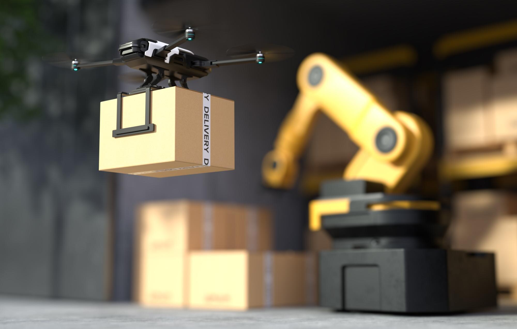 Automated palletizing robots for logistics