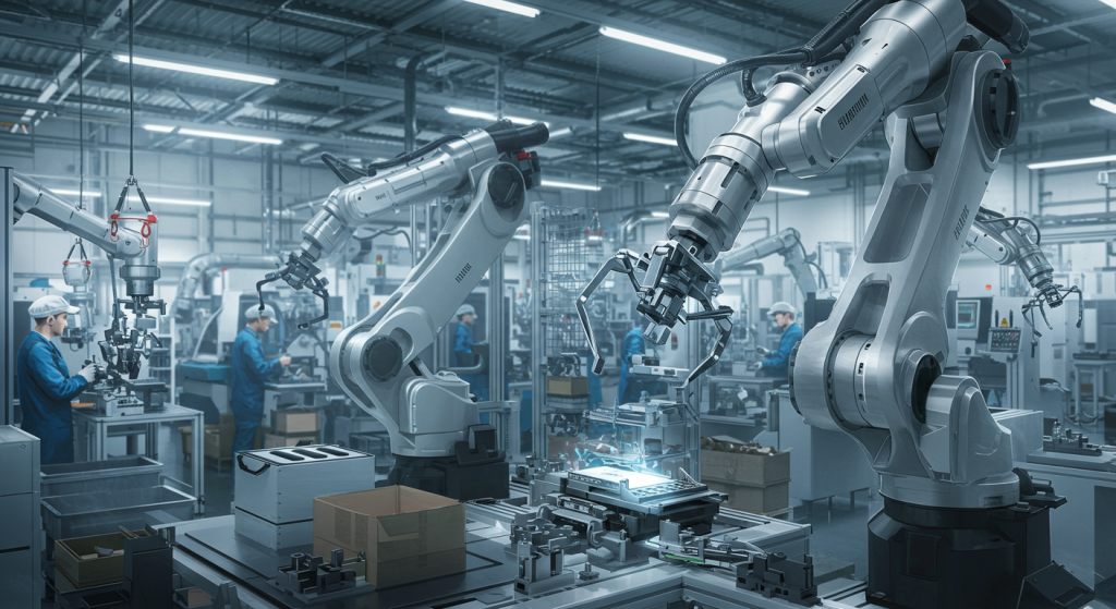 advantages of parallel robots in manufacturing
