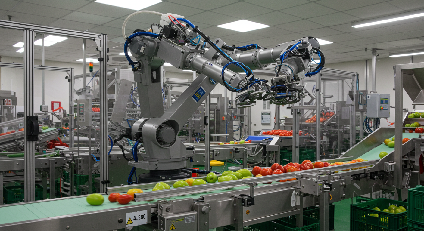 parallel robots for food processing
